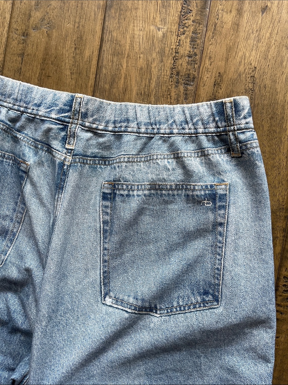 Rag & Bone Miramar Wide Leg Cotton Terry Sweatpant Jeans - Picture 8 of 9